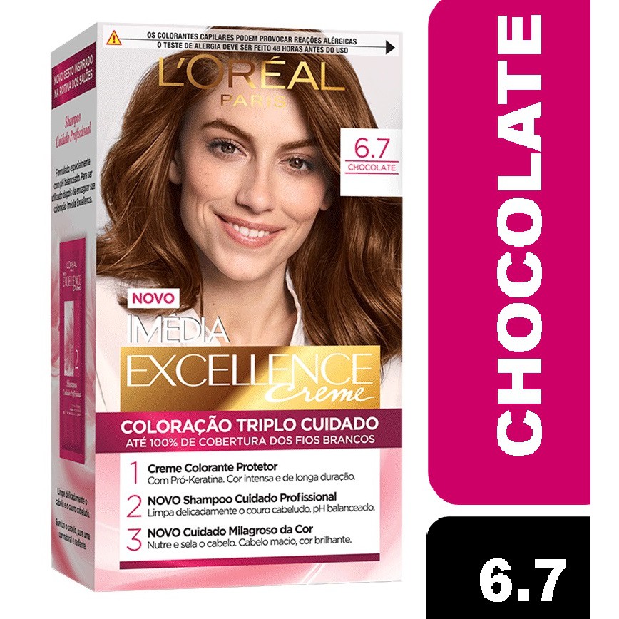 Tinta Chocolate 6.7 L'oréal - Comprar com Melhor Preço em Lanches