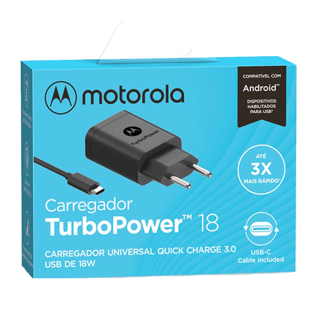 Billable Expect Applicant Carregador Motorola Turbo Power 18w Tipo-c G7/8/9 Plus Original Anatel |  Shopee Brasil