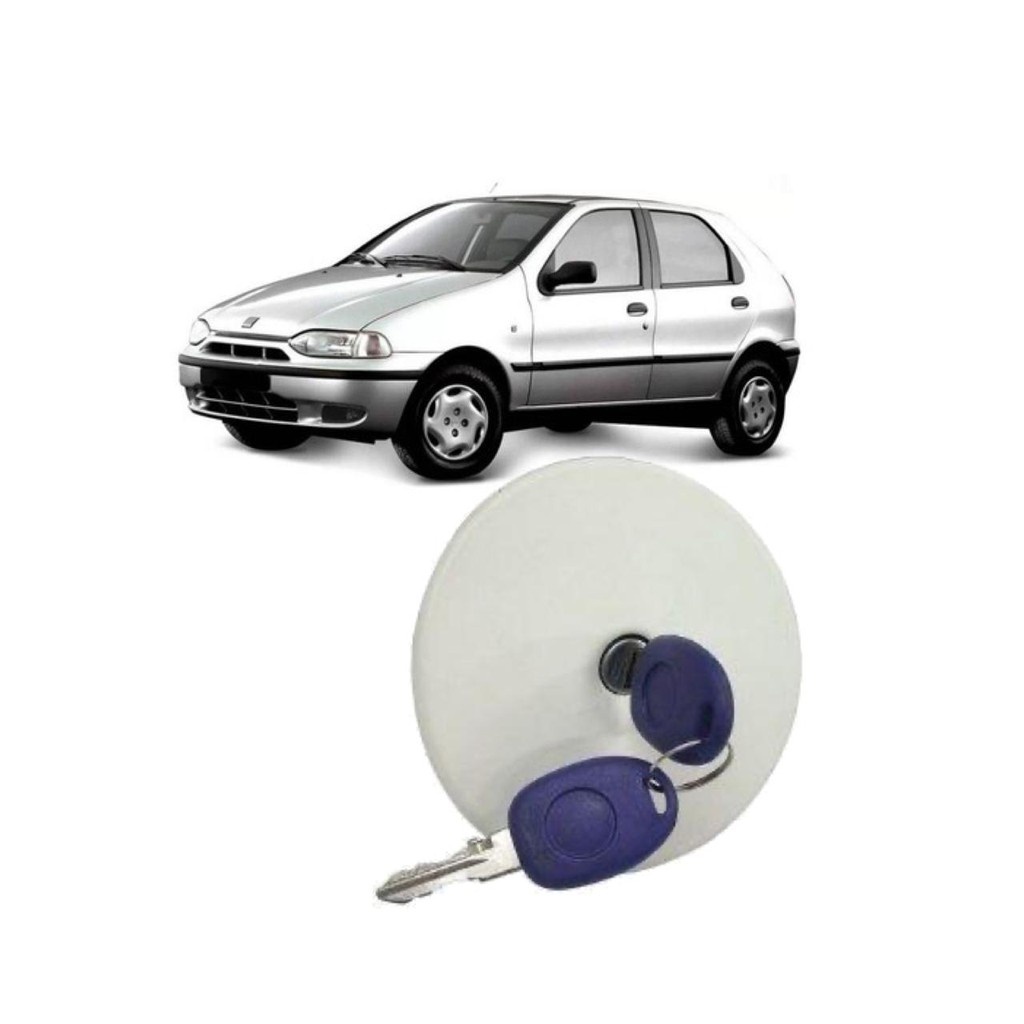 Tampa De Combustível Com Chave - Palio Ano 1996 1997 1998 1999 2000 Fiat em Oferta na Shopee