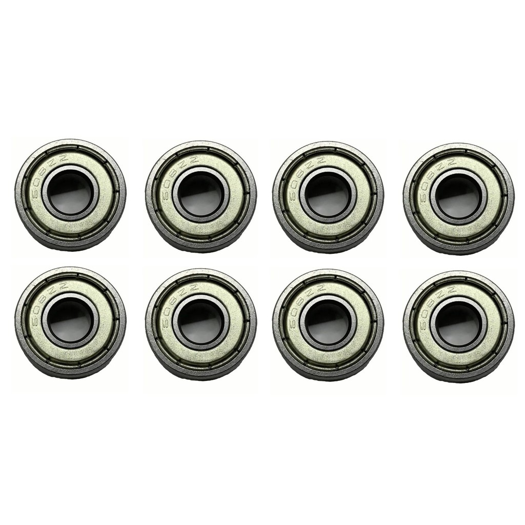 8 Rolamentos 608zz Skate Patins 8x22x7 Kit 8 Rolamento 608 zz - Skateboard Spinner Roller Patinete Nota Fiscal incluida NF