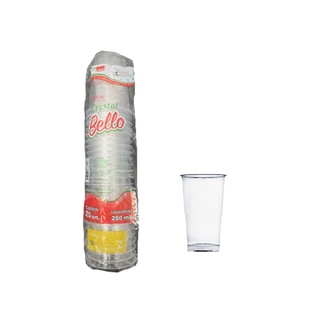 Copo Cristal Bello Com 25 Unidades 300Ml Plastilania