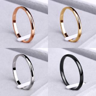 Anel De Aço Titânio Simples Para Casamento/Casais/Bijuteria Homem Ou Mulher