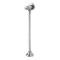 Válvula Descarga Mictório Automática Temporizada Completa C/CANOPLA E FLEXIVEL cromada 30CM BLUKIT