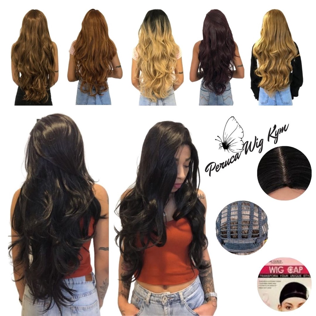 Peruca Lace Wig Modelo Kym Orgânica Idêntico ao Humano 75cm