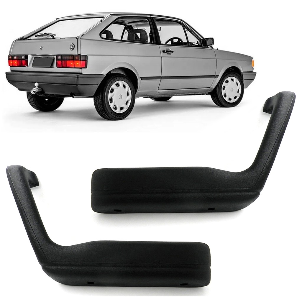 Puxador Portas Gol Parati Voyage Gl 1988 A 1994 - Preto em Oferta na Shopee