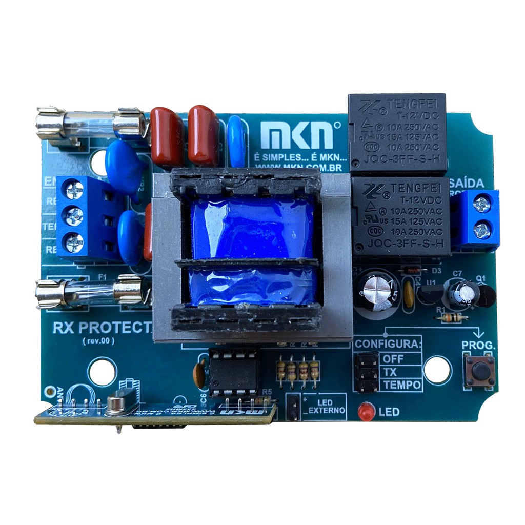 Protetor Disjuntor Anti Raio Mkn para Central de Portão Automático em Oferta na Shopee