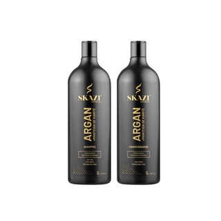 Kit Skazi Vegano Shampoo e Condicionador Argan  e Manteiga De Karite 1litro