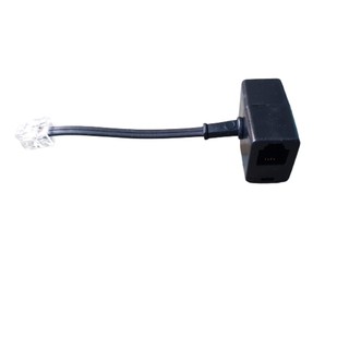 Splitter T Telefone Rj-11 Emenda/Divisor 1 Macho X 2 Femeas