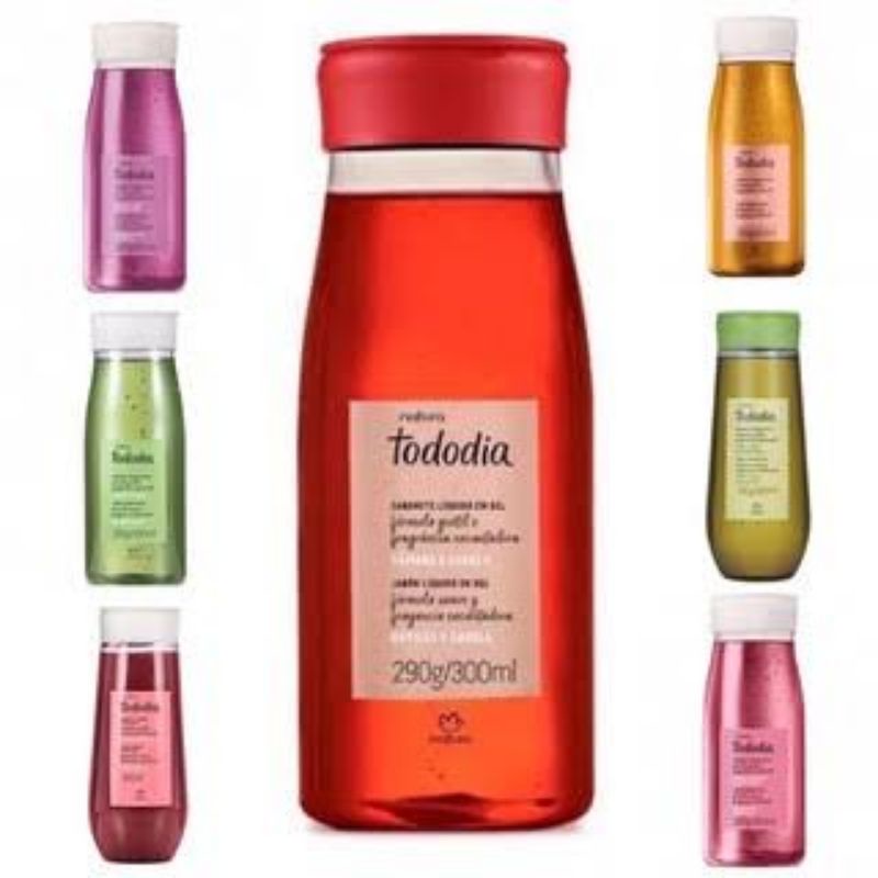 Sabonete líquido em gel Natura Tododia Vegano/Menor preço Pronta entrega / 300ml Linha Tododia Natura / Frasco e Refil/Ótima opção para presentear/presente/ lembrança