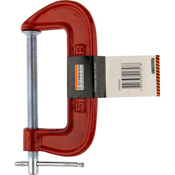 Grampo tipo C leve STARFER 6 Polegadas - Abre 15cm T85069