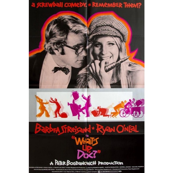 Essa Pequena é Uma Parada (1972) (What's Up, Doc?) Barbra Streisand e Ryan O'Neal - Dublagem Clássica