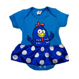 Body De Bebe Mesversario Personagem Tematico - GALINHA PINTADINHA