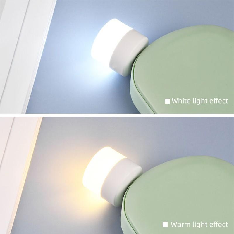 Kyfreshpower Lampada LED USB Flessibile - Luce Notturna Portatile Per PC, Power Bank, 8 LED, Colore Nero - Foto 4