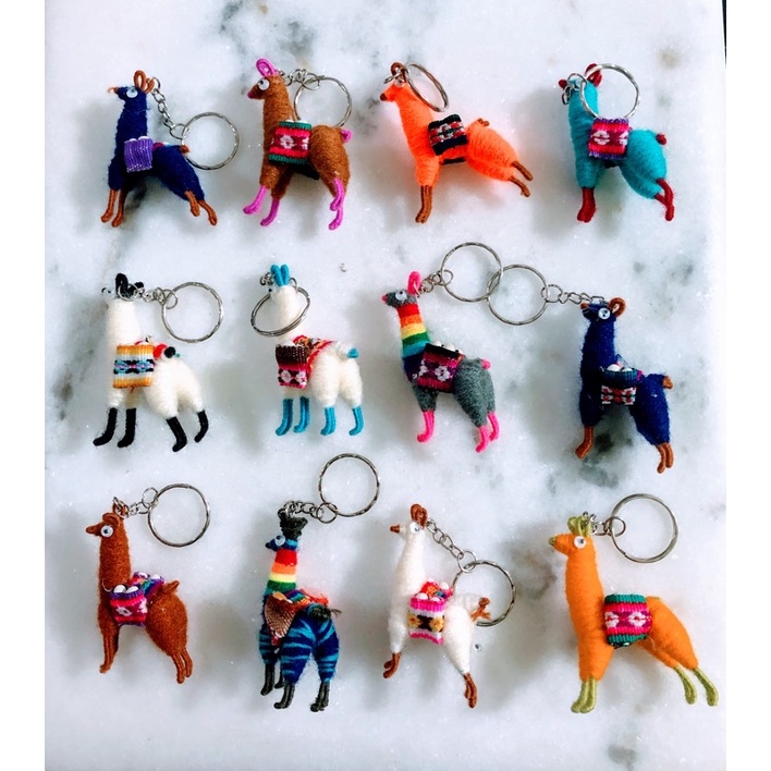 1 Chaveiro Lhama lembrança do Peru sortido