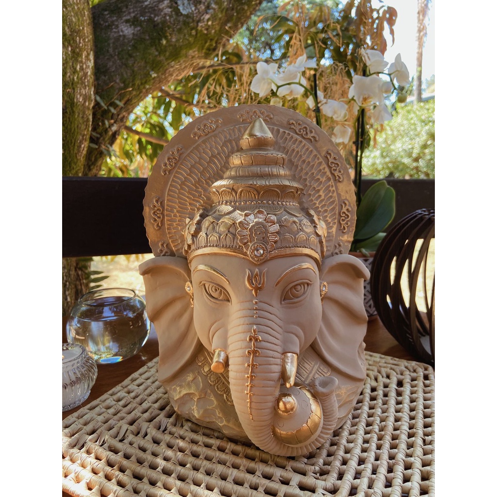 Ganesha Deus do Hinduísmo fortuna e sabedoria escultura religião hindu