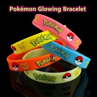 24 Peças Pulseira Pokemon Luminosa Acessórios Para Meninos E Meninas Adereços Festa De Aniversário