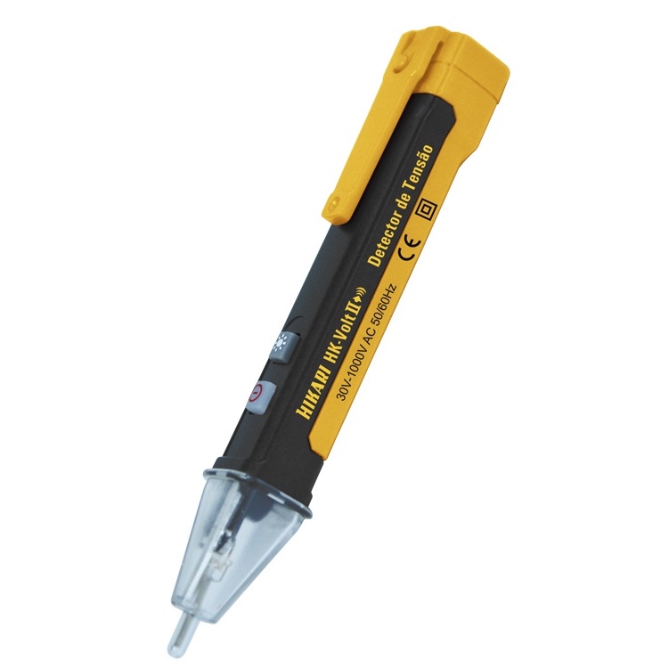 Caneta Detector de Tensão Hikari HK-VOLT II - Lanterna - Melhor que Minipa