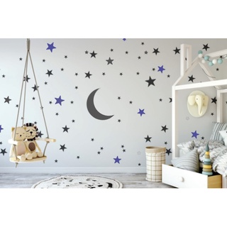 Kit adesivos Estrela e Lua - até 02 cores em Oferta na Shopee