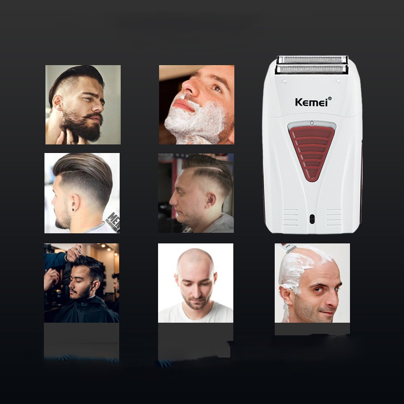 Kemei Electric Shaver for Men Reciprocating KM-3382 | Shopee Brasil