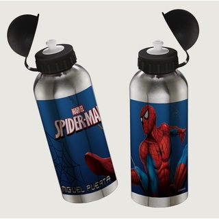 Garrafa Squeeze Personalizada Homem Aranha De Aluminio 500ml