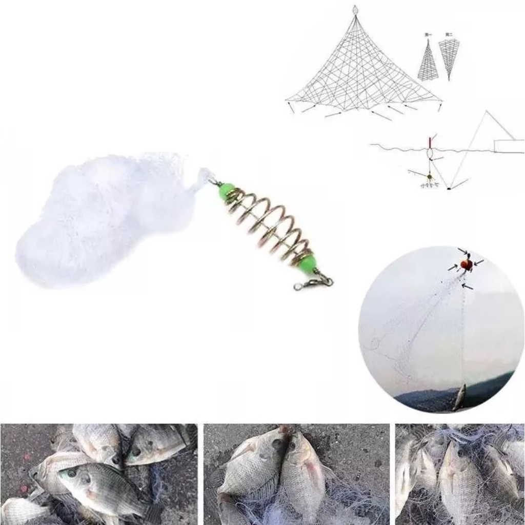 Redinha De Pesca Para Vara Armadilha Tarrafinha Peixes Pequenos Lambari tilapia em Oferta na Shopee