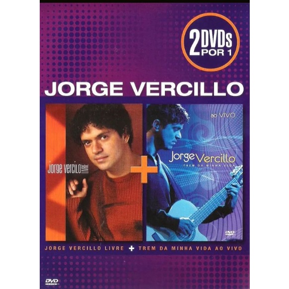 DVD JORGE VERCILLIO - 2 DVD'S POR 1 - LACRADO