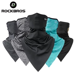 ROCKBROS Esporte Triângulo Cachecóis De Tecido Gelo Caminhada Sapatos De Ciclismo Bandanas De Cabeça Máscara Facial De Bicicleta