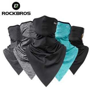 ROCKBROS Esporte Triângulo Cachecóis De Tecido Gelo Caminhada Sapatos De Ciclismo Bandanas De Cabeça Máscara Facial De Bicicleta em Oferta na Shopee