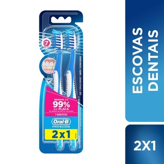 Escova Dental Oral-B Pro-Saúde 7 Benefícios Macia - 2 Unidades