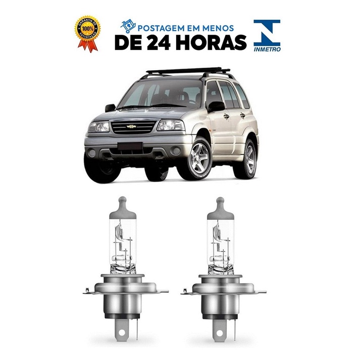 Par Lampada Farol Tracker 2001 2002 2003 2004 2005 2006 2007 2008 2009 H4