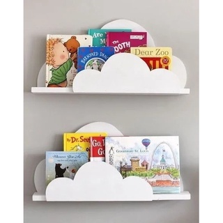 2 Prateleiras formato de Nuvem em MDF Decoração Infantil em Oferta na Shopee