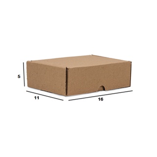50 Caixas De Papelão Corte Vinco Padrão 16x11x5 - Cv5