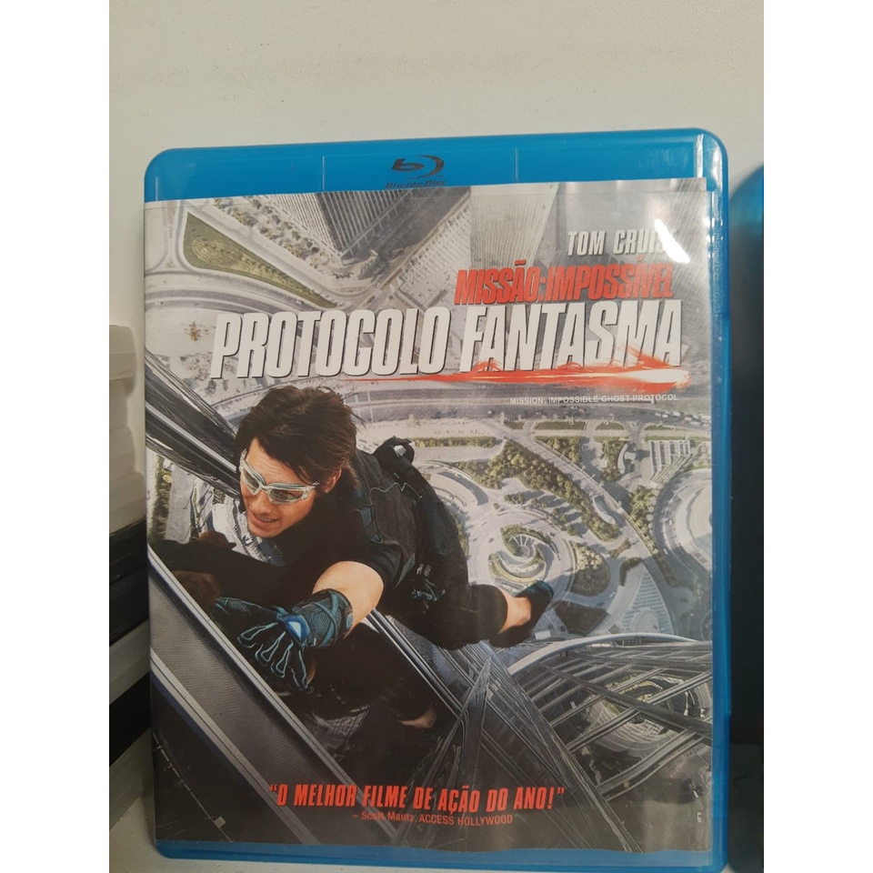 BLU-RAY MISSÃO IMPOSSIVEL O PROTOCOLO FANTASMA(USADO)