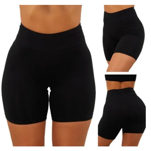 Shorts Legging Curta Legging Suplex Cintura Alta Academia .