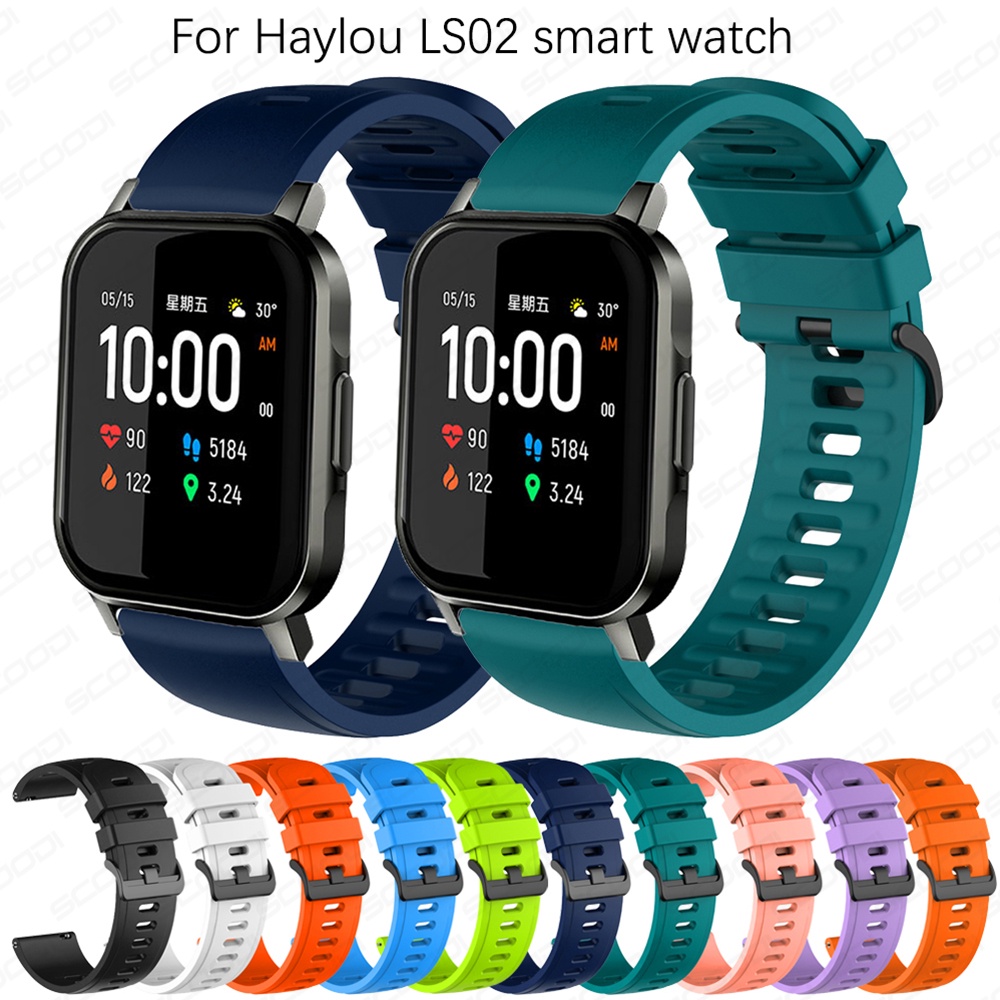 Pulseira De silicone De Alta Qualidade Para Xiaomi Haylou Smart Watch 2 LS02 RS4 RS4 Plus Band