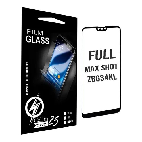 Película De Vidro 9D Borda Curvada Zenfone Max Shot Zb634k (Película Importada)