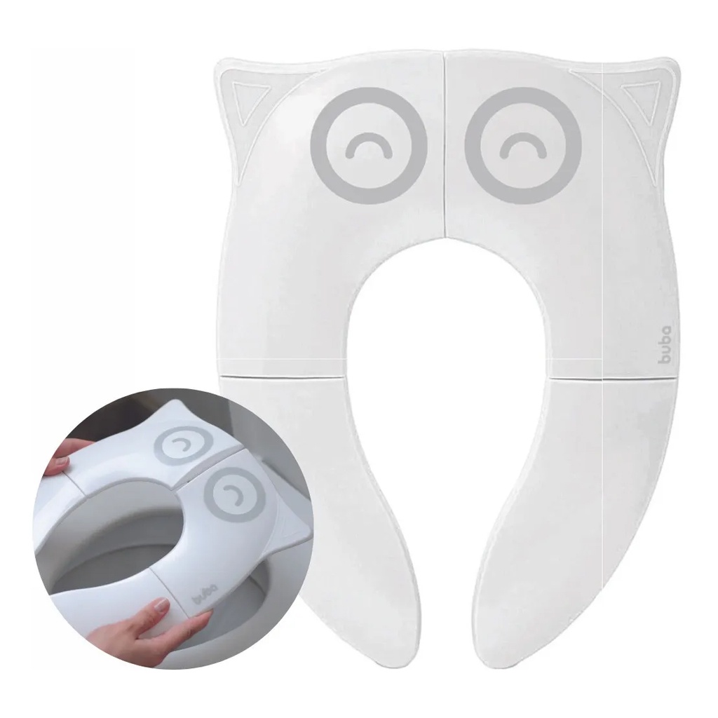 Redutor De Assento Dobrável Infantil Coruja 13779 - Buba em Oferta na Shopee