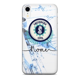 Capa De Celular Engenharia Civil Simbolo E Nome
