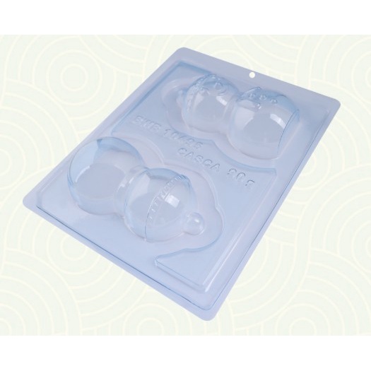 Detalhes do Forma bwb BONECO DE NEVE 65mm 250g especial 3 partes natal 2023 Cód. 10495