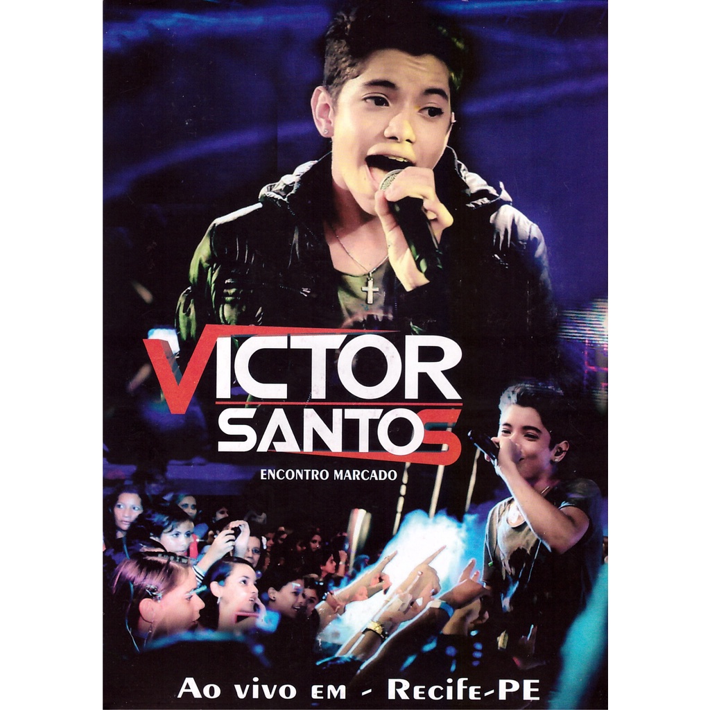 DVD VICTOR SANTOS AO VIVO EM RECIFE-PE ORIGINAL E LACRADO