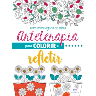 Livro - Arteterapia para colorir e refletir - Ciranda Cultural em Oferta na Shopee