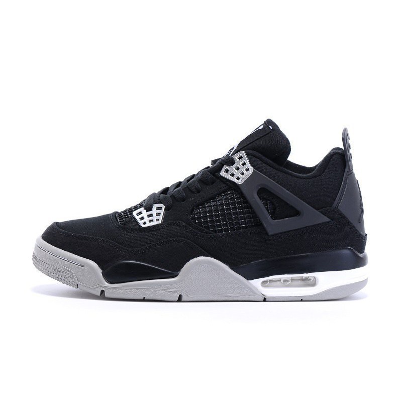 Nike Air Jordan 4 Retro Carhartt x Eminem Preto / Branco Chrome Air Jordan Sneaker Tênis