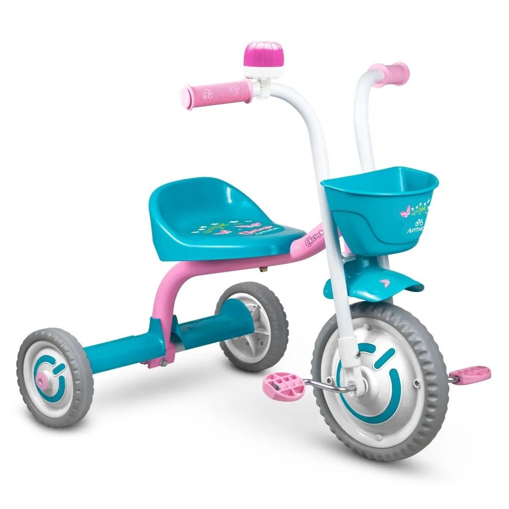 Triciclo Infantil Motoca 3 Rodas Velotrol Para Meninas Charm - Nathor ...