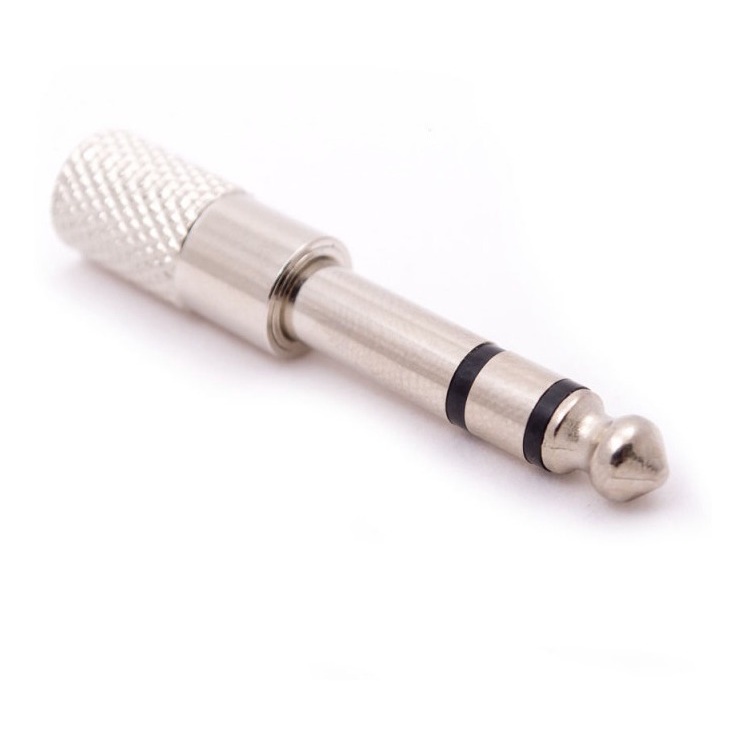 Adaptador p2 p10 unidade Stereo Audio Metal Pronta entrega
