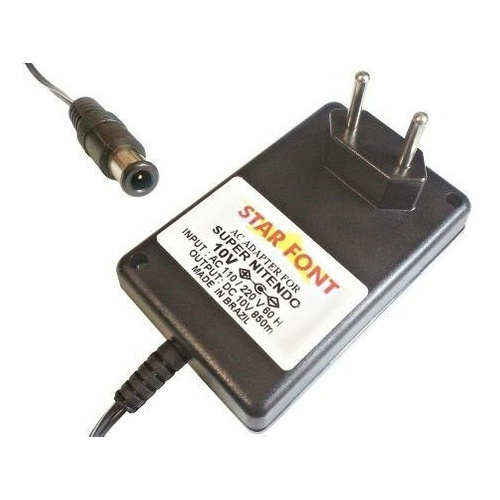 Fonte 10v 850mah Para Super Nintendo Original Oferta