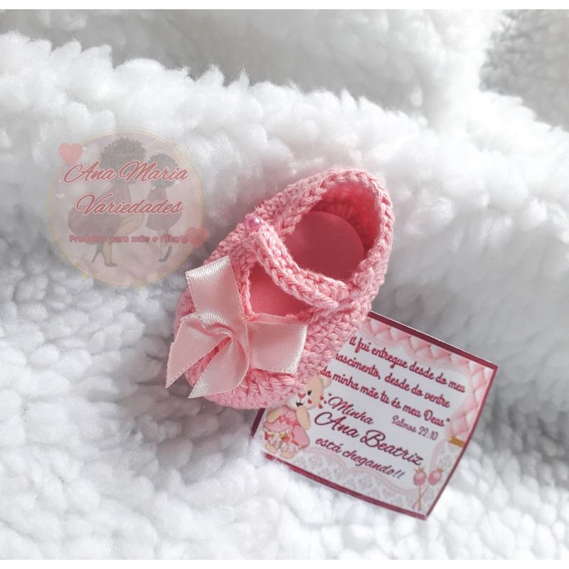 Mini sapatinho best sale de croche