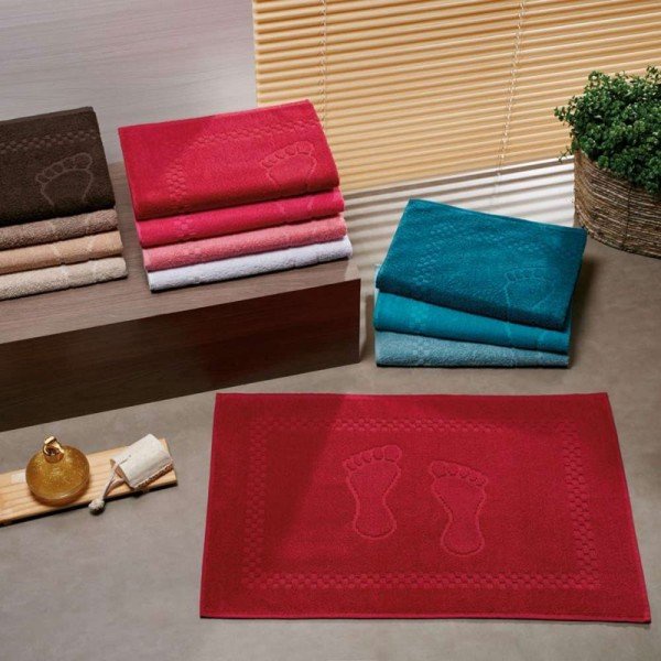KIT 05 Toalha de Piso Pezinho Appel 45cm x 68cm - 440g/m²