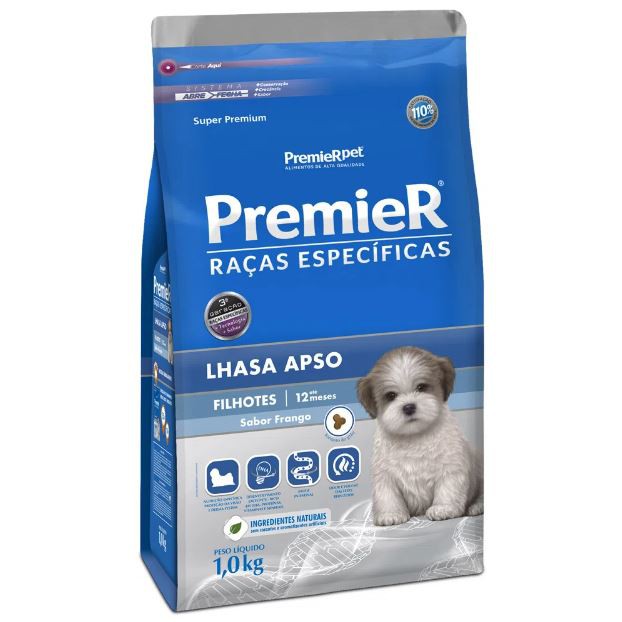 Ração Premier Raças Específicas Lhasa Apso Filhotes - Pets