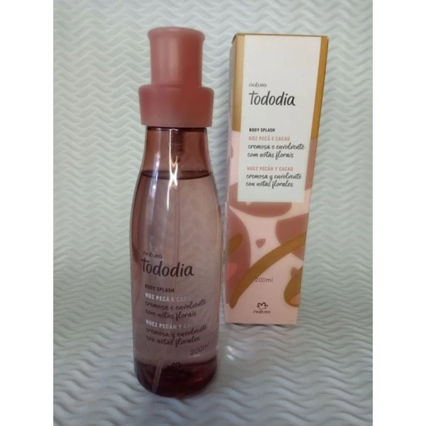 Body Splash Desodorante Colônia Noz Pecã E Cacau 200 Ml Natura