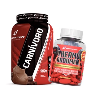 Carnívoro Beef Protein Isolate 900g + Thermo Abdomen 120 comp Bodyaction